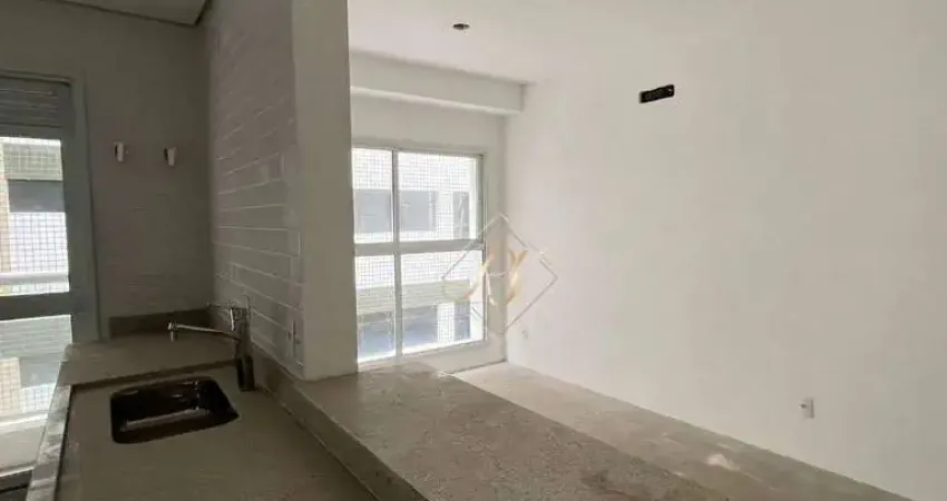 Apartamento novo, nunca habitado, frente, quadra da praia, vista lateral mar, vaga demarcada, na cidade de santos!!!
