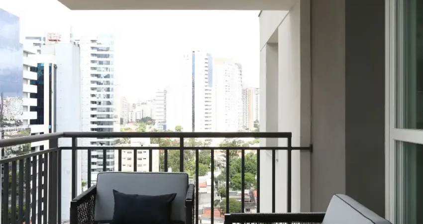 EXCELENTE STUDIO MOBILIADO E EQUIPADO - LAZER - LOCALIZAÇÃO PRIVILEGIADA