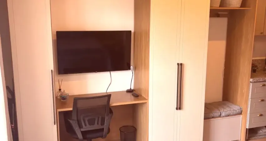 EXCELENTE STUDIO MOBILIADO - LAZER - LOCALIZAÇÃO PRIVILEGIADA
