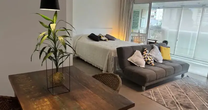 EXCELENTE STUDIO MOBILIADO - LAZER - LOCALIZAÇÃO PRIVILEGIADA