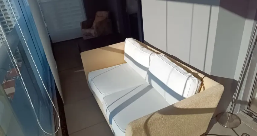 Excelente apto mobiliado - varanda - lazer - localização privilegiada