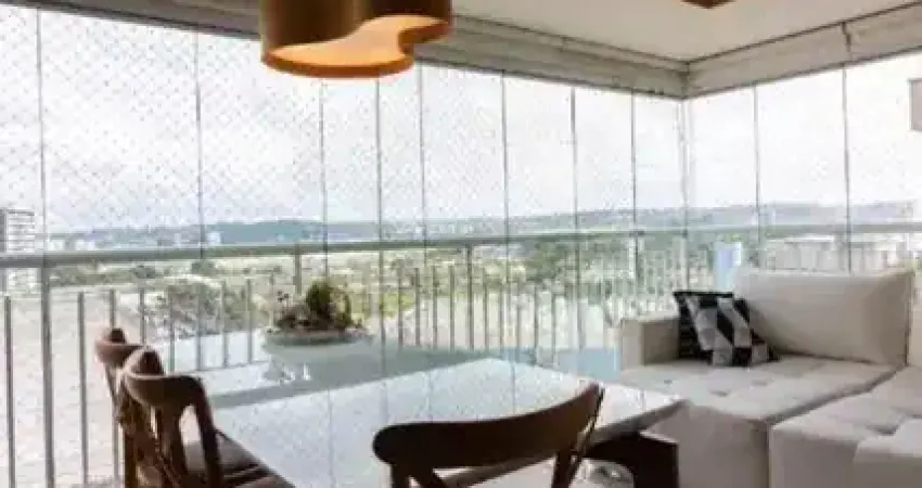 Excelente apto mobiliado - varanda gourmet - lazer - localização privilegiada