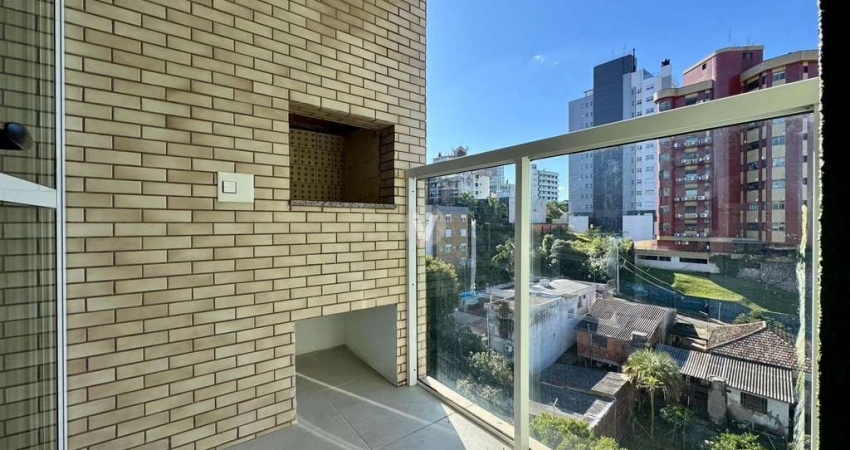 Apartamento 1 dormitório em andar alto no Madri Residence, bairro Lourdes.