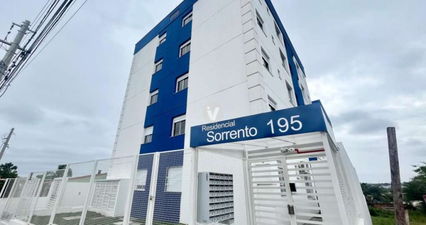 Apartamento de 2 dormitórios e com vaga de garagem.