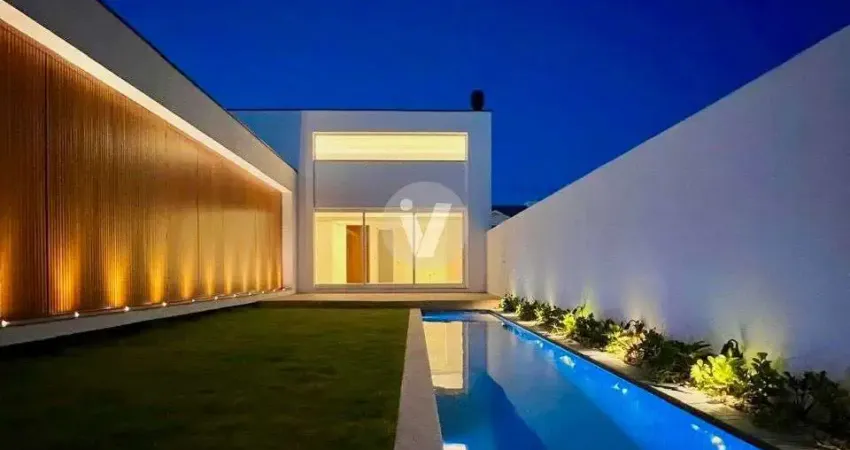 Casa TÉRREA e NOVA no Loteamento Residencial Terras de Santorini