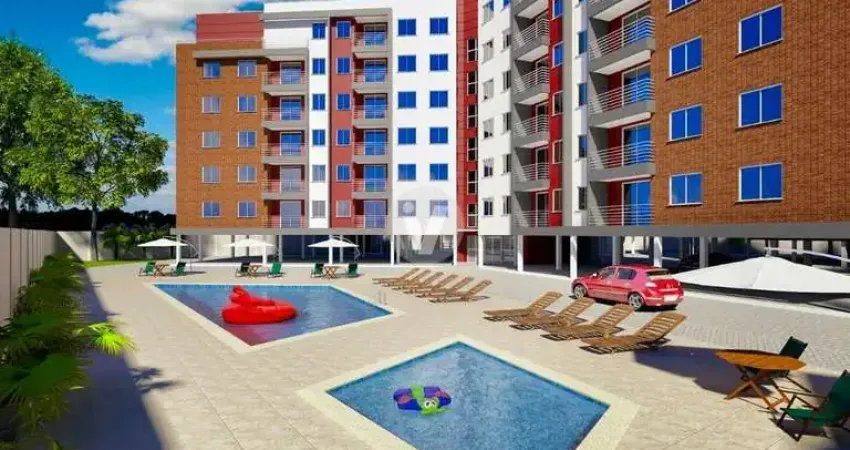 Apartamento 2 dormitórios, sacada com churrasqueira (espera) e vaga de garagem