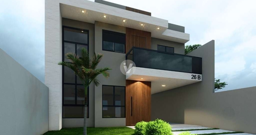 Casa em construção com 3 dormitórios e churrasqueira no Residencial Schons