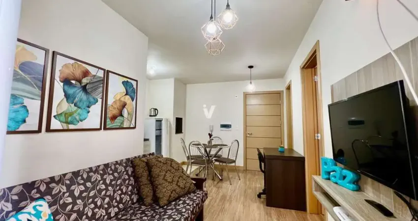 Oportunidade apartamento mobiliado 1 dormitório com garagem