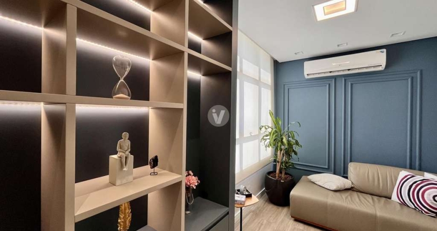 Sala comercial com móveis planejados e 1 vaga no bairro Nossa Senhora das Dores