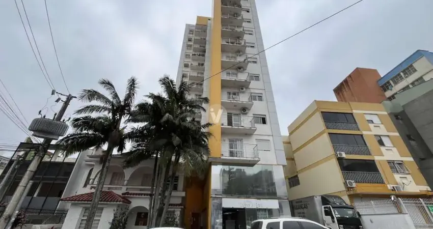 Apartamento central à venda, de 1 dormitório, sacada localizado no res. viva