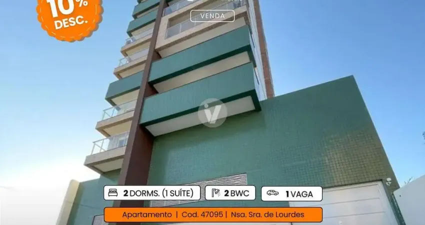 Apartamento 2 dormitórios (1 suíte) em condomínio alto padrão.