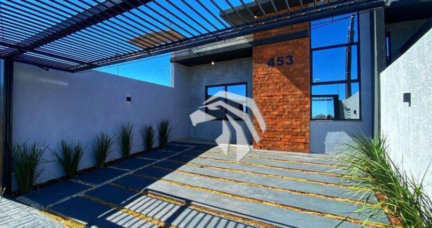 Casa com 2 dormitórios à venda, 60 m² por R$ 490.000,00 - Paraíso Tropical I - Cascavel/PR