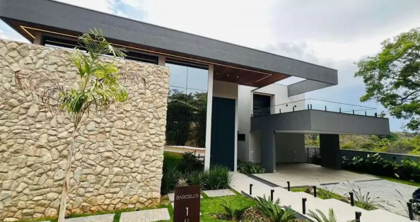 Casa com 5 dormitórios à venda, 523 m² por r$ 6.290.000,00 - condomínio condados da lagoa - lagoa santa/mg