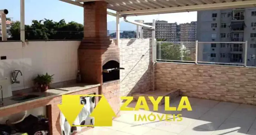 Apartamento 2 quartos terraço vaga na garagem à venda em vaz lobo - rio de janeiro, rj