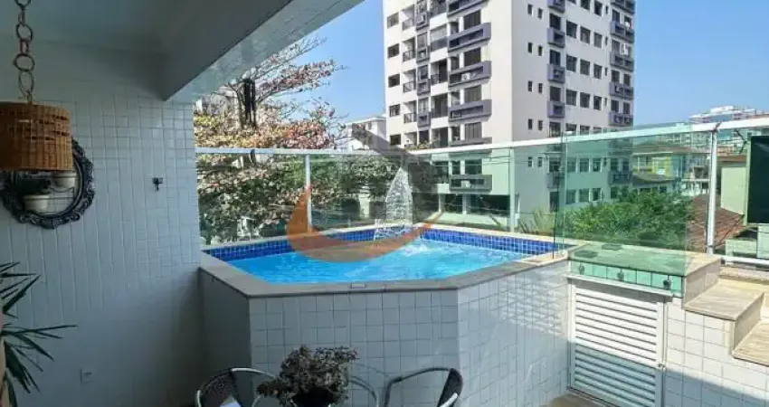 Sobreposta Duplex Mobiliada  com Área Gourmet e Piscina no bairro Aparecida- Santos