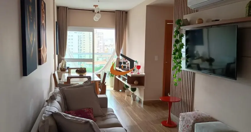 Apartamento mobiliado 02 dormitórios para locação no bairro embaré - santos