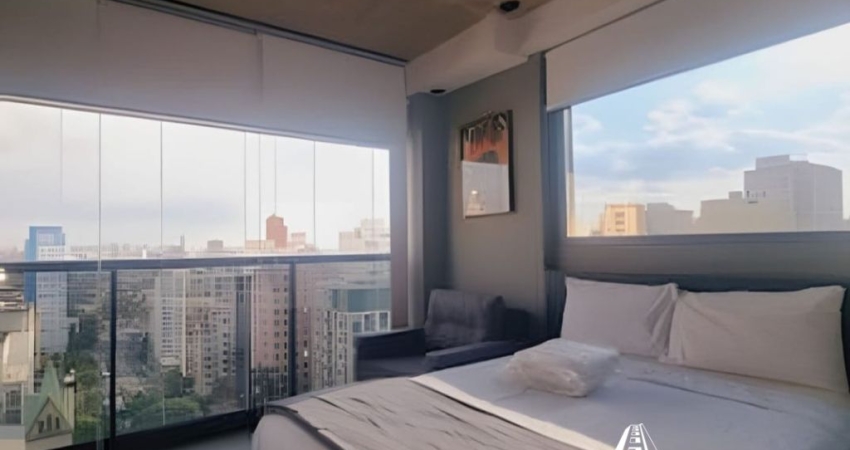 VISITE ESSE ACONCHEGANTE E MODERNO STUDIO NO COND ON LORENA!