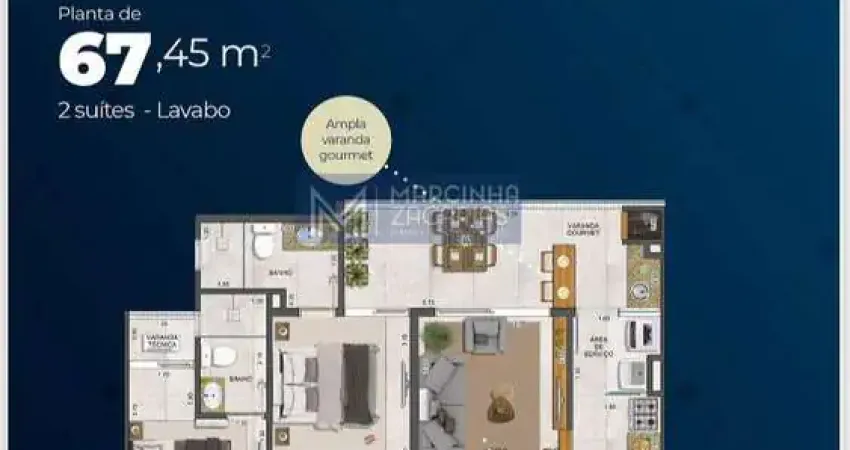 Apartamento com 2 quartos, 67m², à venda em Ubatuba, Toninhas