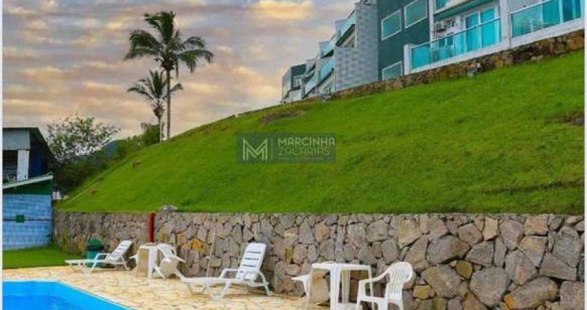Apartamento pé na areia em Caraguatatuba, Martim de Sá, com 1 dormitório