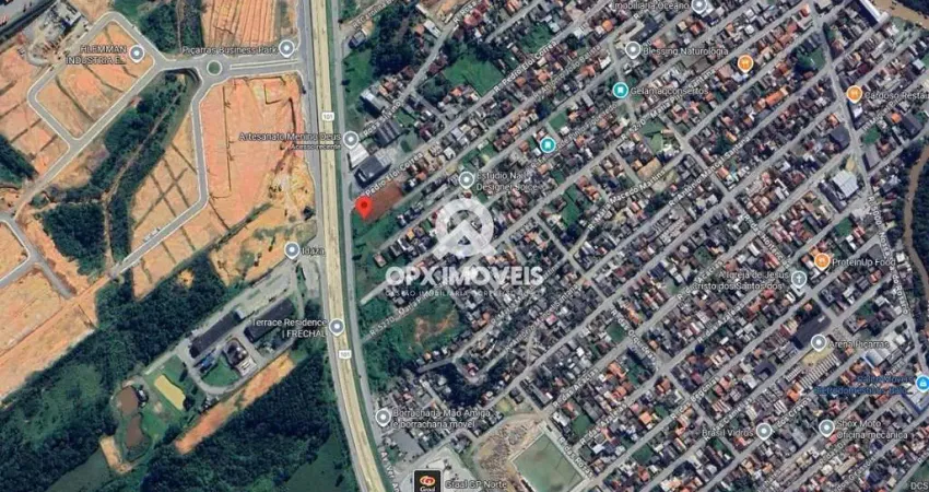 Terreno comercial à venda na Rodovia BR 101 km 101 saída 103, Santo Antônio, Balneário Piçarras