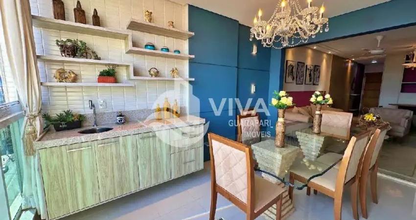 Imperdível: apartamento à venda na praia do morro, guarapari-es, 3 quartos, 1 suíte, 2 salas, 2 banheiros, 2 vagas, 120m².