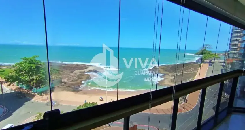 Apartamento de frente para o mar na praia das virtudes, guarapari-es
