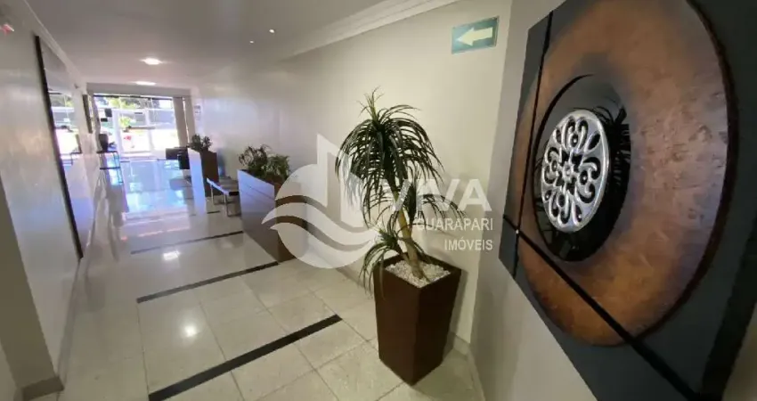 Apartamento à venda na praia do morro - guarapari-es: 3 quartos, 1 suíte, 2 salas, 2 banheiros, 2 vagas de garagem, 110m² de área.