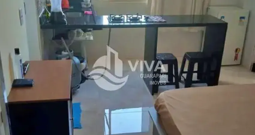 Apartamento à venda no centro de guarapari-es com 1 quarto, 1 sala, 1 banheiro, 1 vaga de garagem!