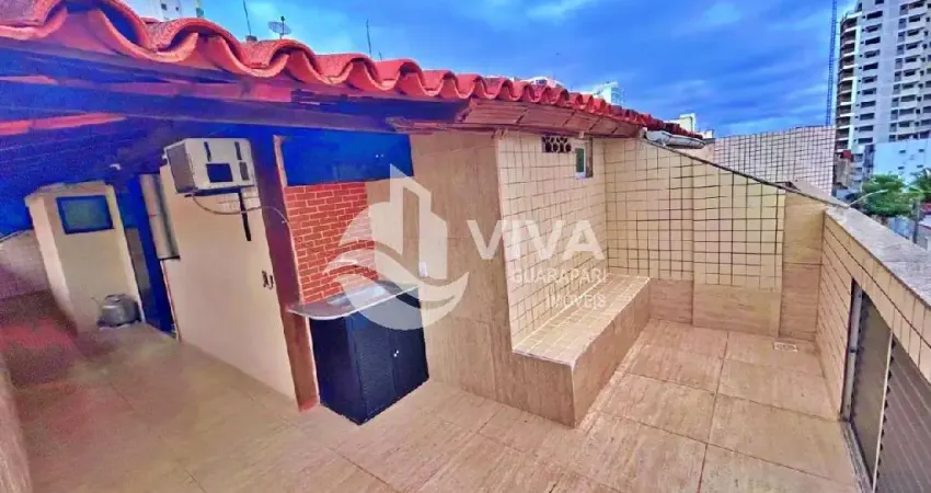 Cobertura de luxo na praia do morro em guarapari-es: 3 quartos, 1 suíte, 3 salas, 4 banheiros, 1 vaga, 132m².