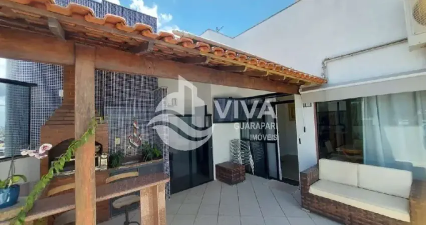 Cobertura à venda no centro de guarapari-es: 3 quartos, 1 suíte, 3 salas, 3 banheiros, 2 vagas de garagem, 180m² de área