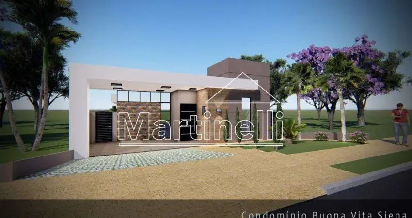 Casa térrea à venda no Condomínio Terras de Siena, próximo ao Shopping Iguatemi - Ribeirão Preto/SP.