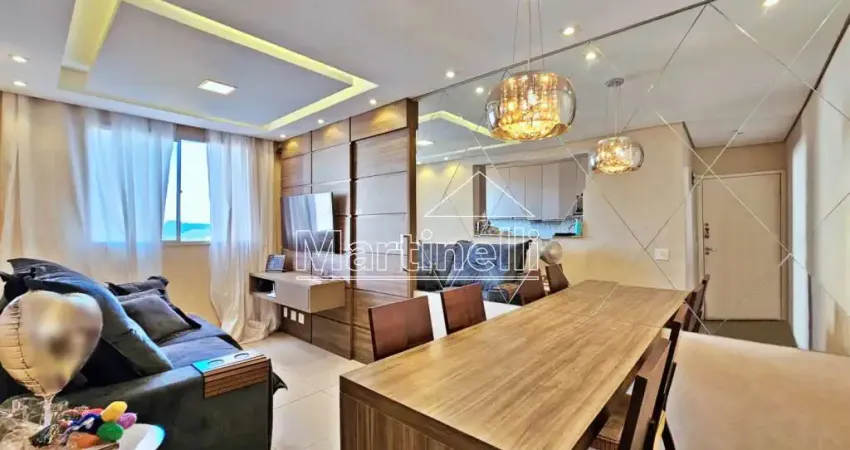 Apartamento à venda no condomínio mirante sul resort, próximo ao jaú serve supermercado - ribeirão preto/sp.