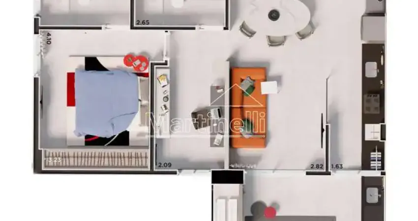 Apartamento à venda no edifício icon smart home, próximo ao ribeirão shopping - ribeirão preto/sp.