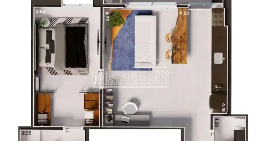 Apartamento à venda no edifício icon smart home, próximo ao ribeirão shopping - ribeirão preto/sp.