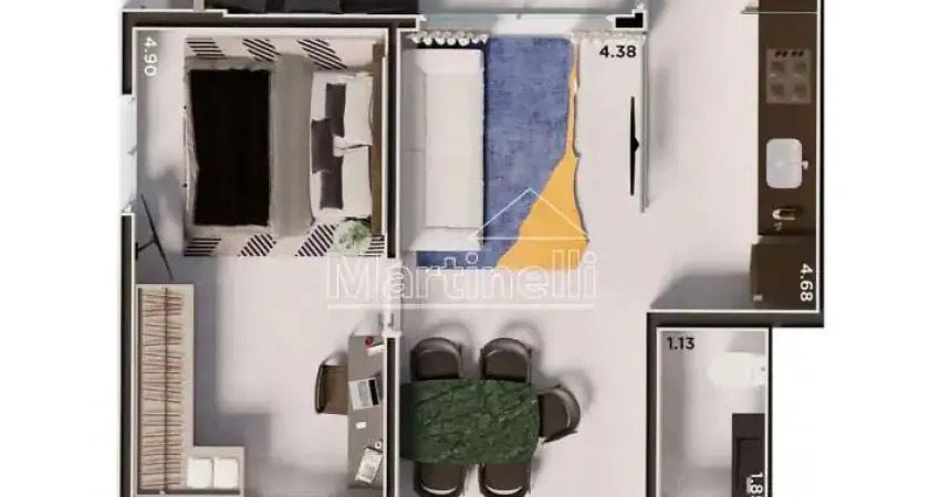 Apartamento à venda no edifício icon smart home, próximo ao ribeirão shopping - ribeirão preto/sp.