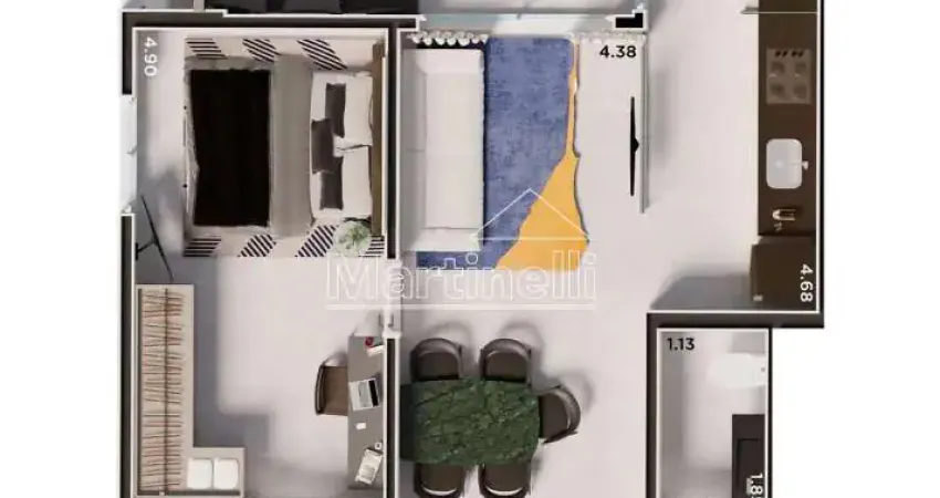 Apartamento à venda no Edifício Icon Smart Home, próximo ao Ribeirão Shopping - Ribeirão Preto/SP.