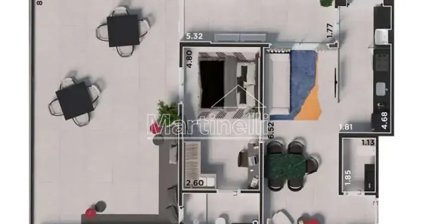 Apartamento à venda no edifício icon smart home, próximo ao ribeirão shopping - ribeirão preto/sp.