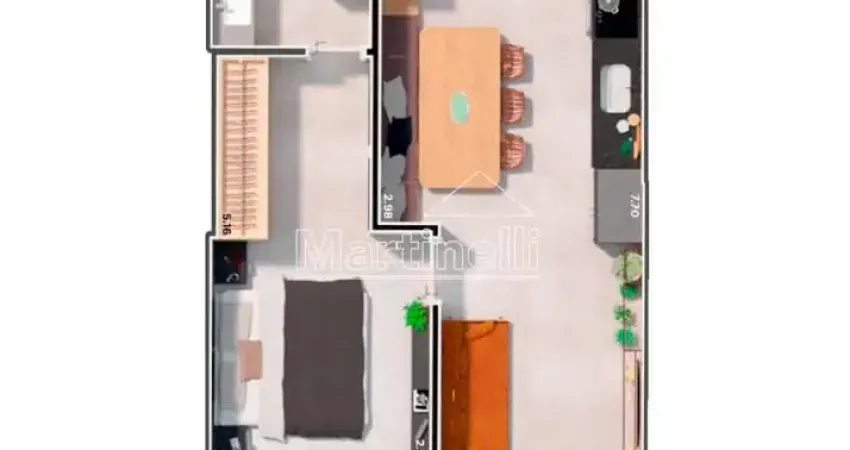 Apartamento à venda no Edifício Ribeirânia Garden Smart Garden, próximo à Unaep - Ribeirão Preto/SP