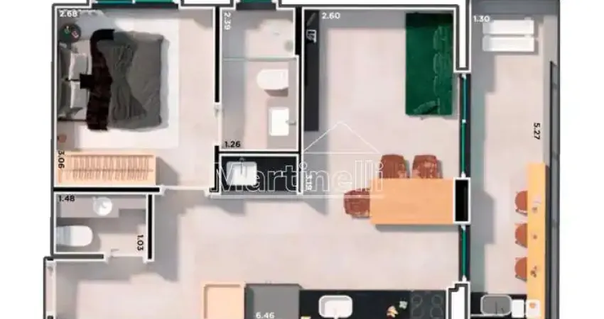 Apartamento à venda no edifício ribeirânia garden smart garden, próximo à unaep - ribeirão preto/sp