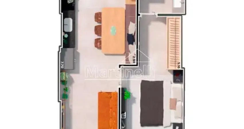 Apartamento à venda no edifício ribeirânia garden smart garden, próximo à unaep - ribeirão preto/sp