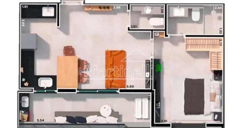 Apartamento à venda no Edifício Ribeirânia Garden Smart Garden, próximo à Unaep - Ribeirão Preto/SP