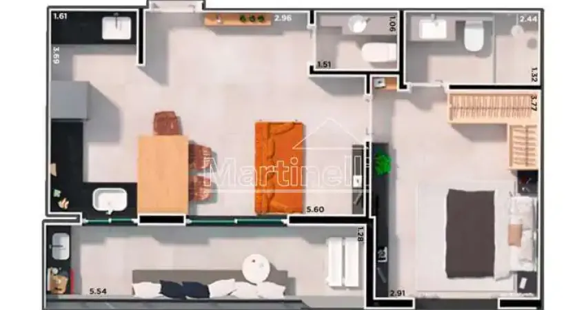 Apartamento à venda no edifício ribeirânia garden smart garden, próximo à unaep - ribeirão preto/sp