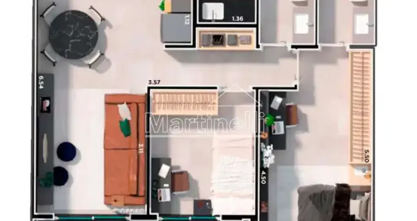 Apartamento à venda no Edifício Ribeirânia Garden Smart Garden, próximo à Unaep - Ribeirão Preto/SP