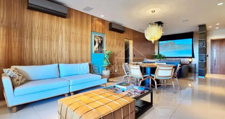 Apartamento diferenciado de 195m² à venda no condomínio mirante do ipê, próximo ao shopping iguatemi - ribeirão preto/sp.