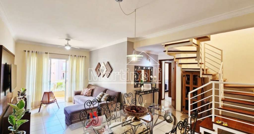 Cobertura duplex à venda no Edifício Mondrian, próximo à Av. Prof. João Fiúsa - Ribeirão Preto/SP
