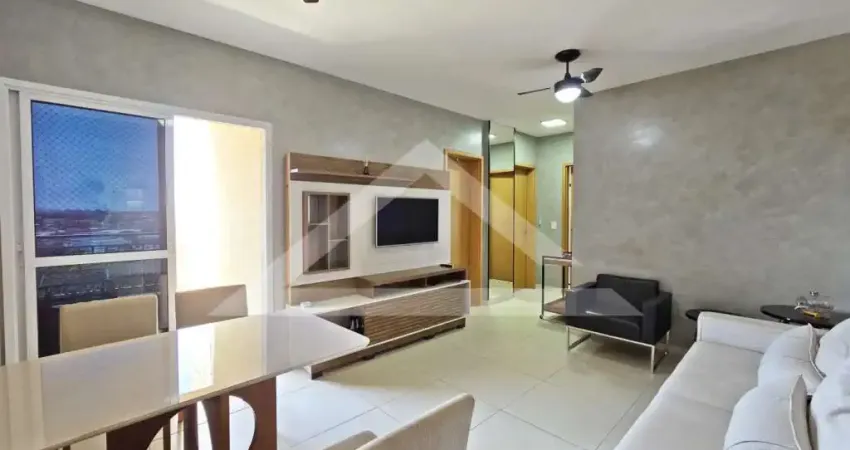 Apartamento mobiliado para locação no condomínio residencial são luiz, próximo ao carrefour - ribeirão preto/sp.