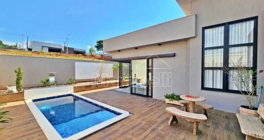 Casa térrea à venda no condomínio terras de santa martha, próximo a bonfim paulista - ribeirão preto/sp.