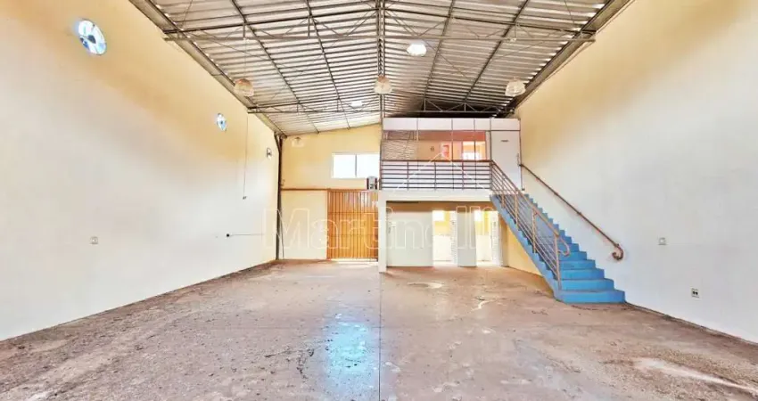 Galpão comercial de 188m² de área construída para locação, próximo a avenida brasil - bairro vila elisa, ribeirão preto/sp.