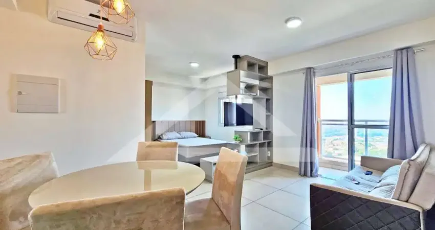 Flat mobiliado de 39m² de área útil para locação - Bairro Jardim Sumaré, Ribeirão Preto/SP.