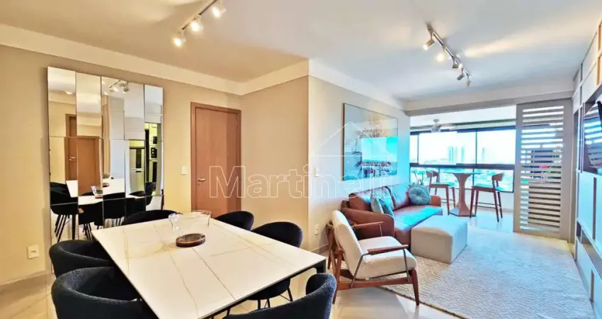 Apartamento à venda no condomínio domaine botanique, próximo a rua chile - ribeirão preto/sp.